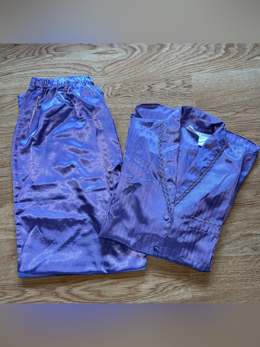 Satin Purple Women's Skirt